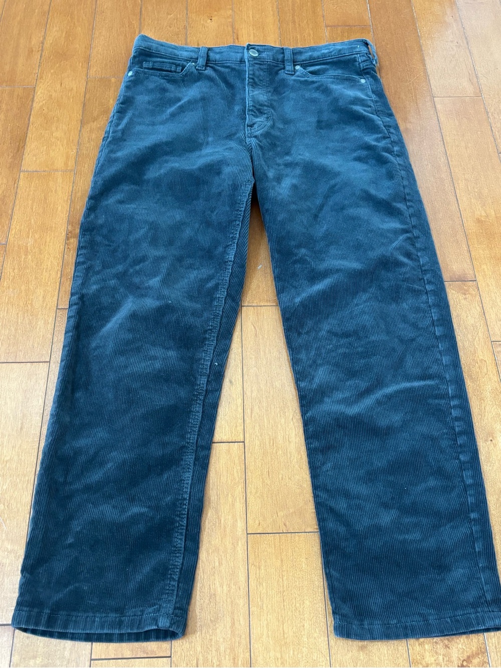 Banana Republic Premium Dark Gray Corduroy Pants Women’s Size 29 Straight Leg
